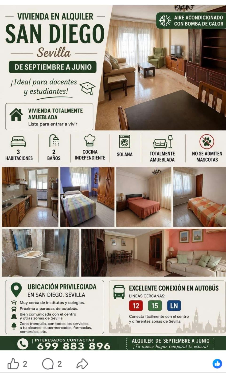 Piso en San Diego ( Zona Pino Montano) Sevilla. — imagen 1 de 1