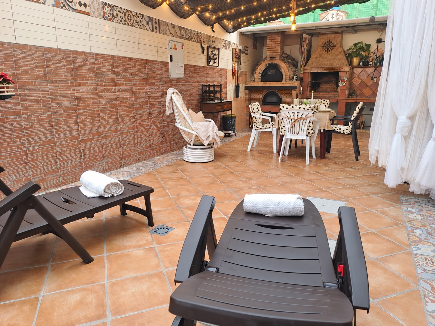 Casa amueblada con gran terraza, barbacoa y solárium en Guargacho