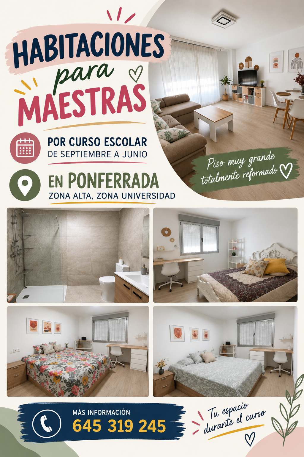 Habitaciones para docentes — imagen 1 de 1